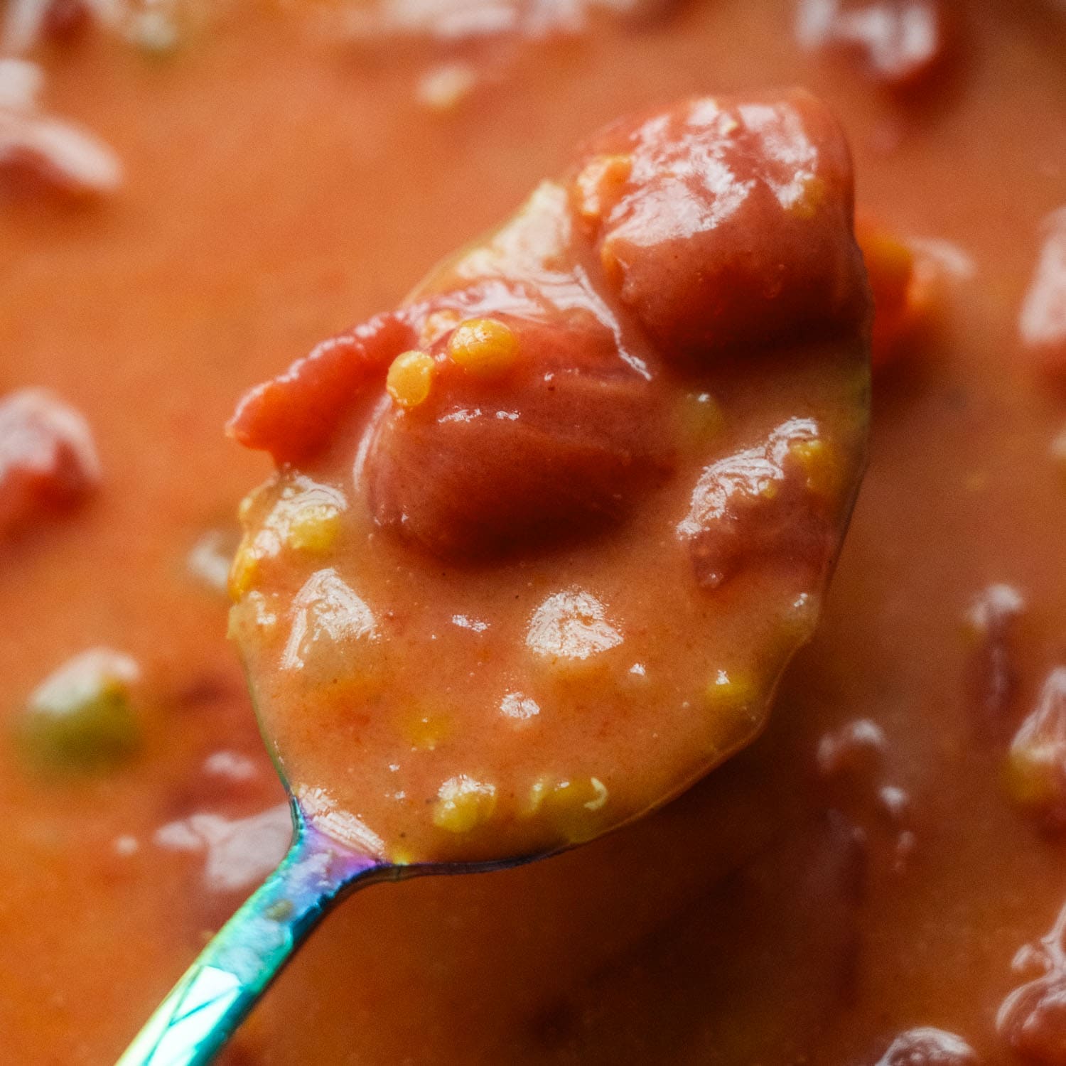 Winter Warmer: Red Lentil Tomato Soup with Custom Spice & Greens